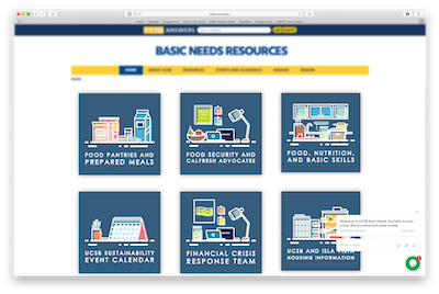 Image of Basic Needs website