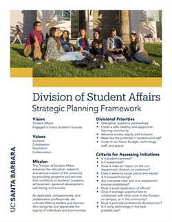 Student Affairs Strategic Plan Framework